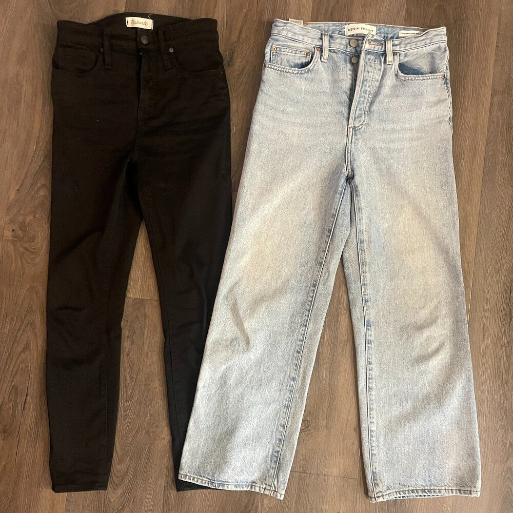 BUNDLE of 2 Pairs: Madewell & Denim Forum